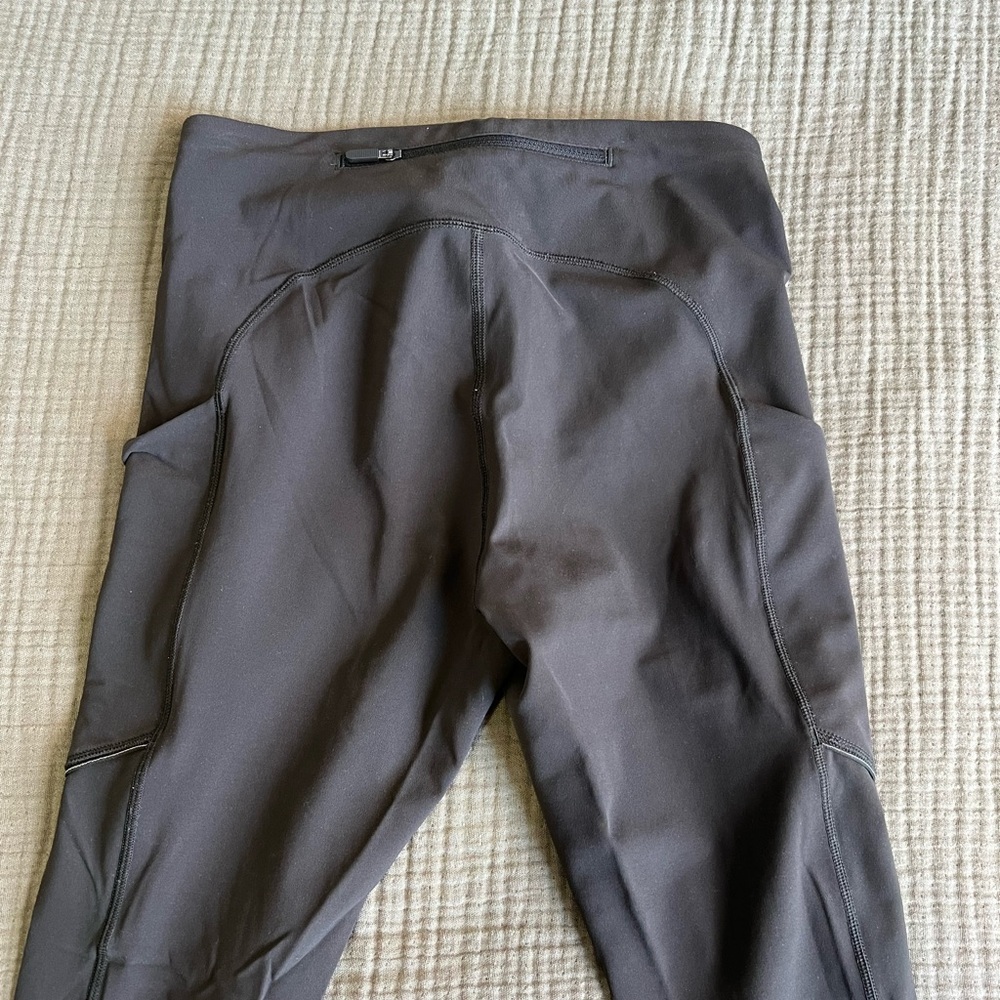 Lululemon Green Speed Up Leggings, High Waist - Picture 5 of 7